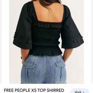Free People Ruffle Top